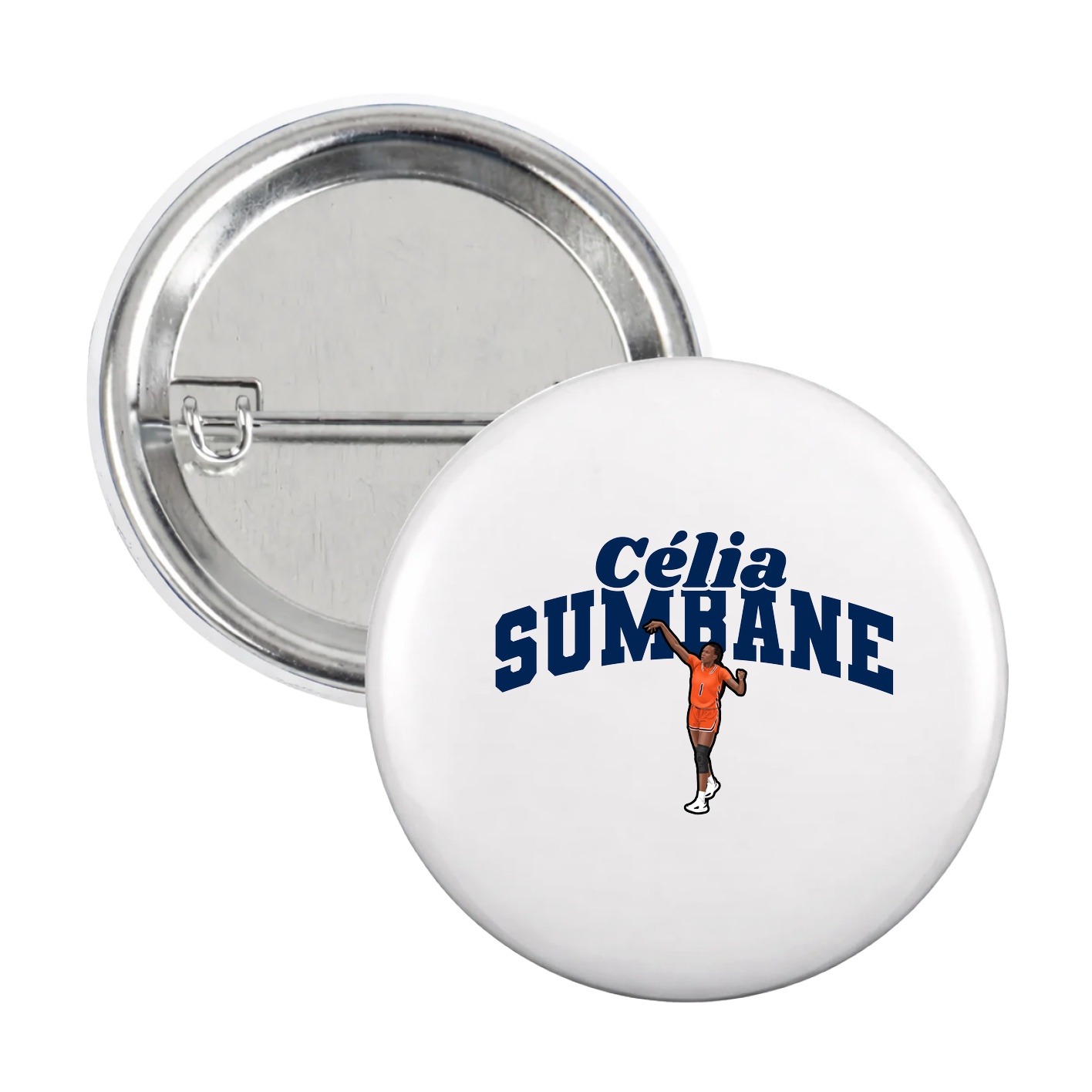 Game Day Button — Signature Arch in White