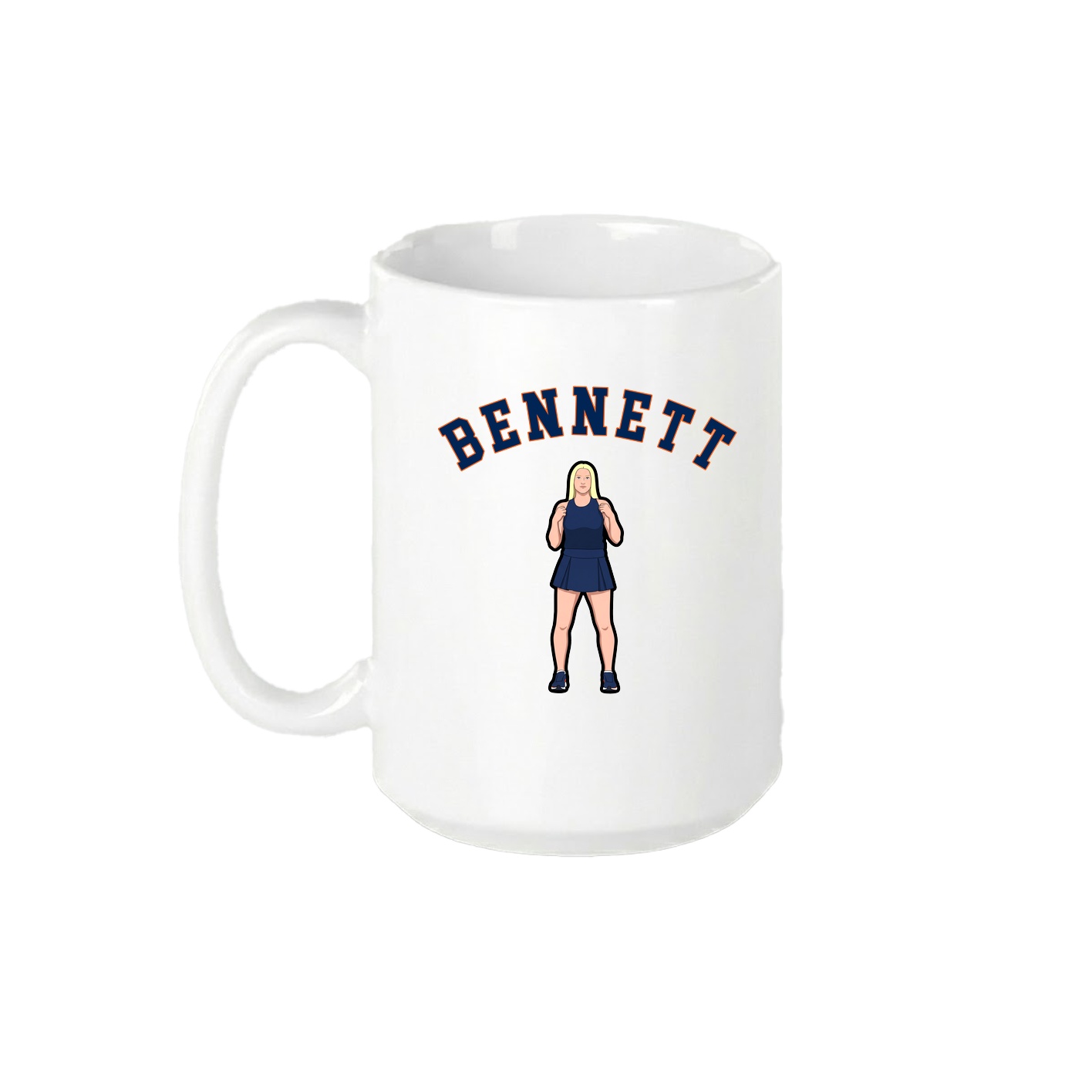 15oz Coffee Mug — Shirsey Arch in White