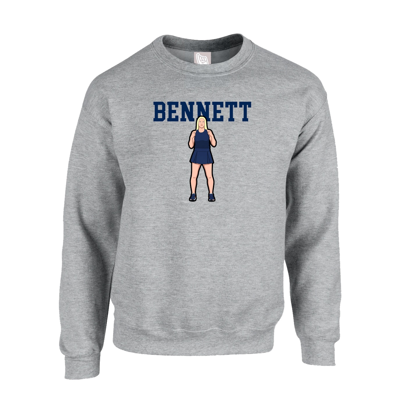 Fleece Crew — Shirsey in Grey