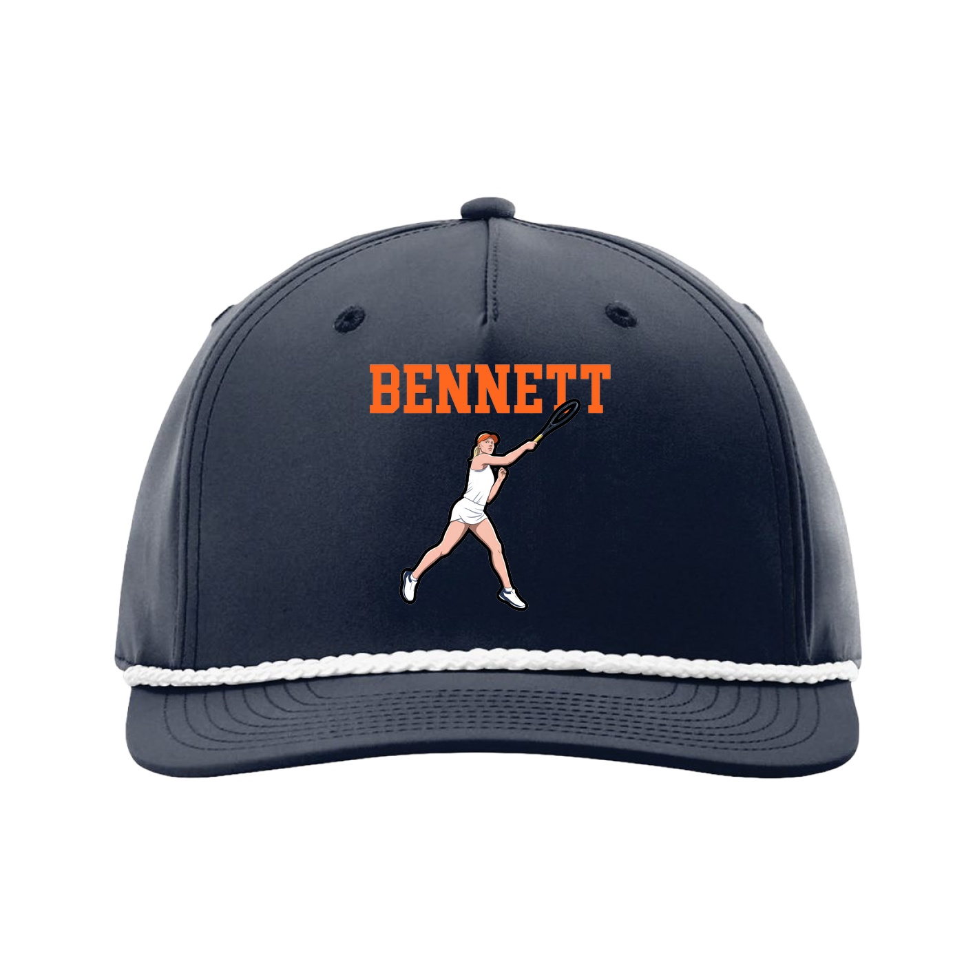 Five-Panel Classic Rope Cap — Shirsey in Navy