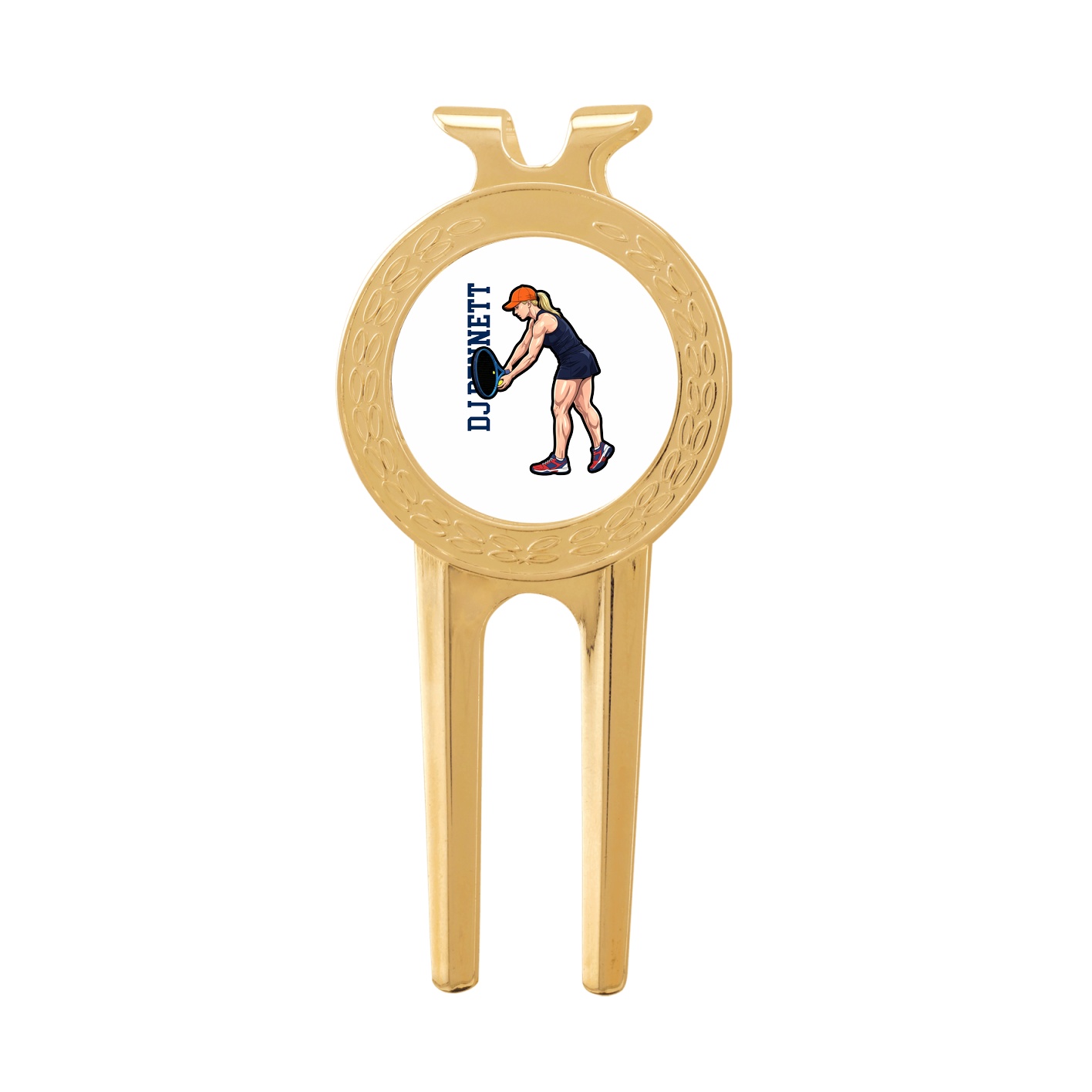 Divot Tool with Ball Marker — Name Vertical in Classic