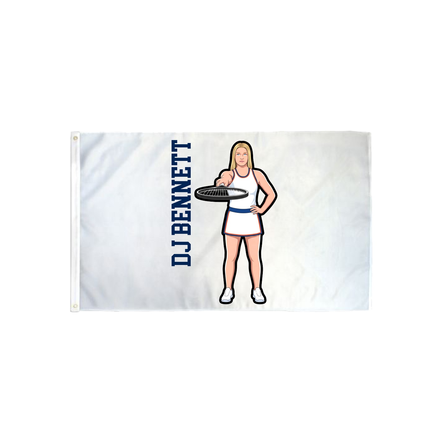 3x5 Flag — Name Vertical in Classic