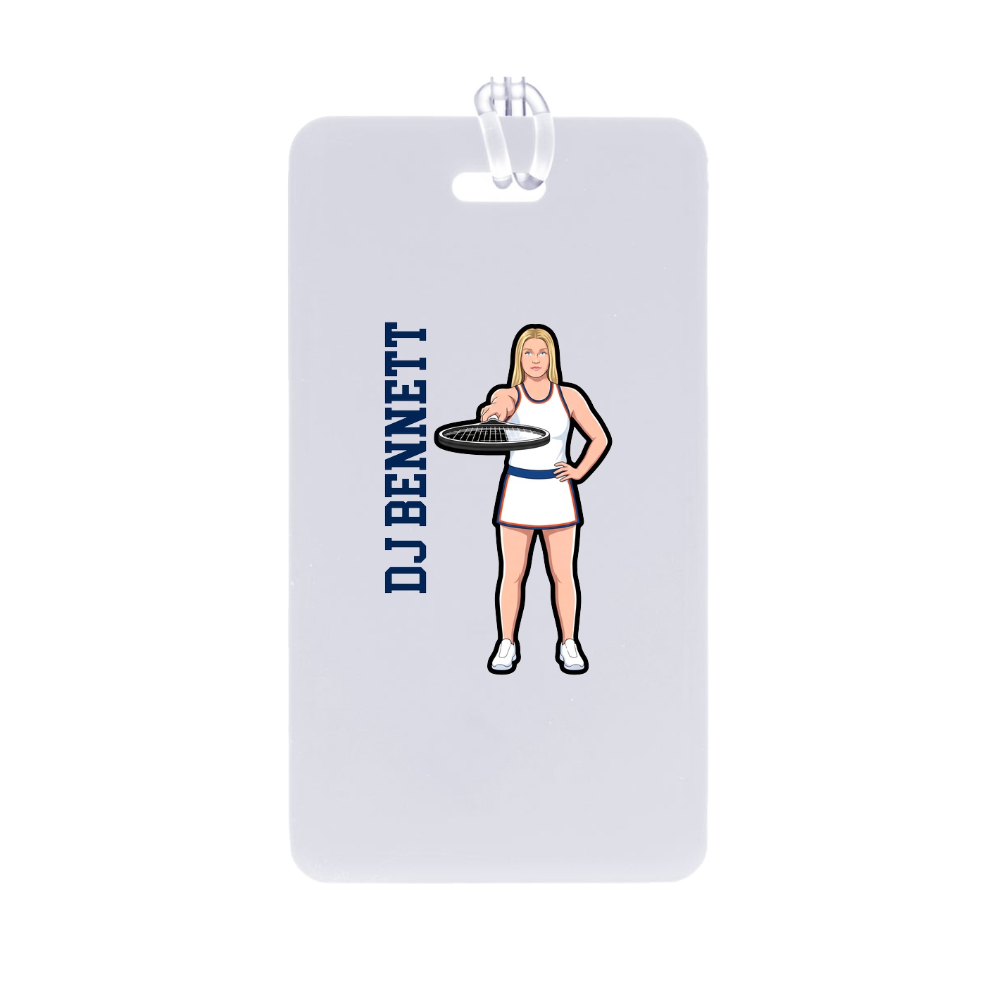 Bag Tag — Name Vertical in Classic