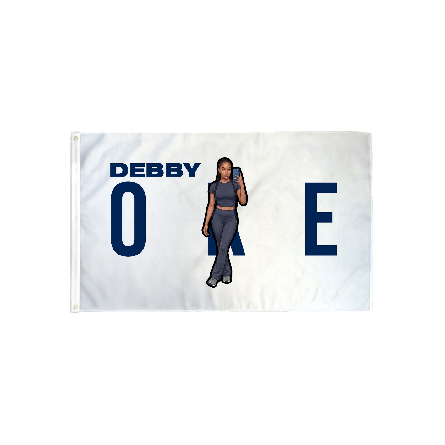 3x5 Flag — Player Name in Classic