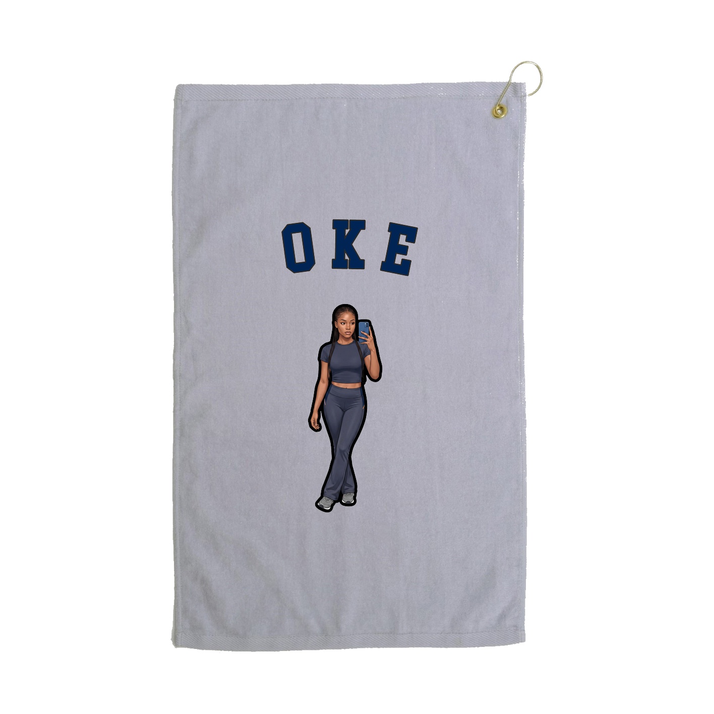 Golf Towel — Shirsey Arch in Grey