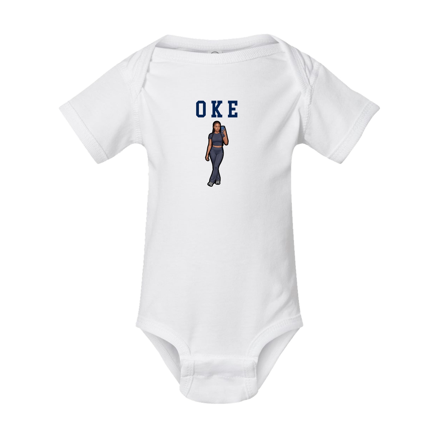 Baby Onesie — Shirsey in White