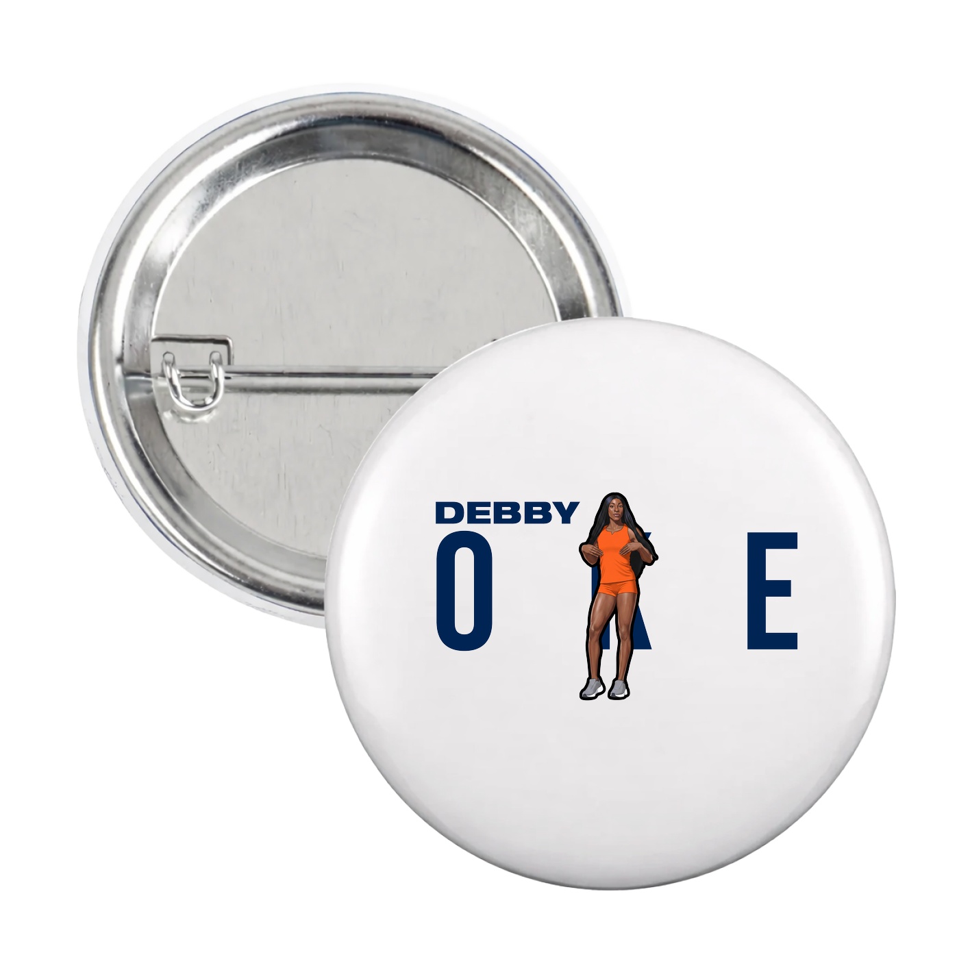 Game Day Button — Player Name in White