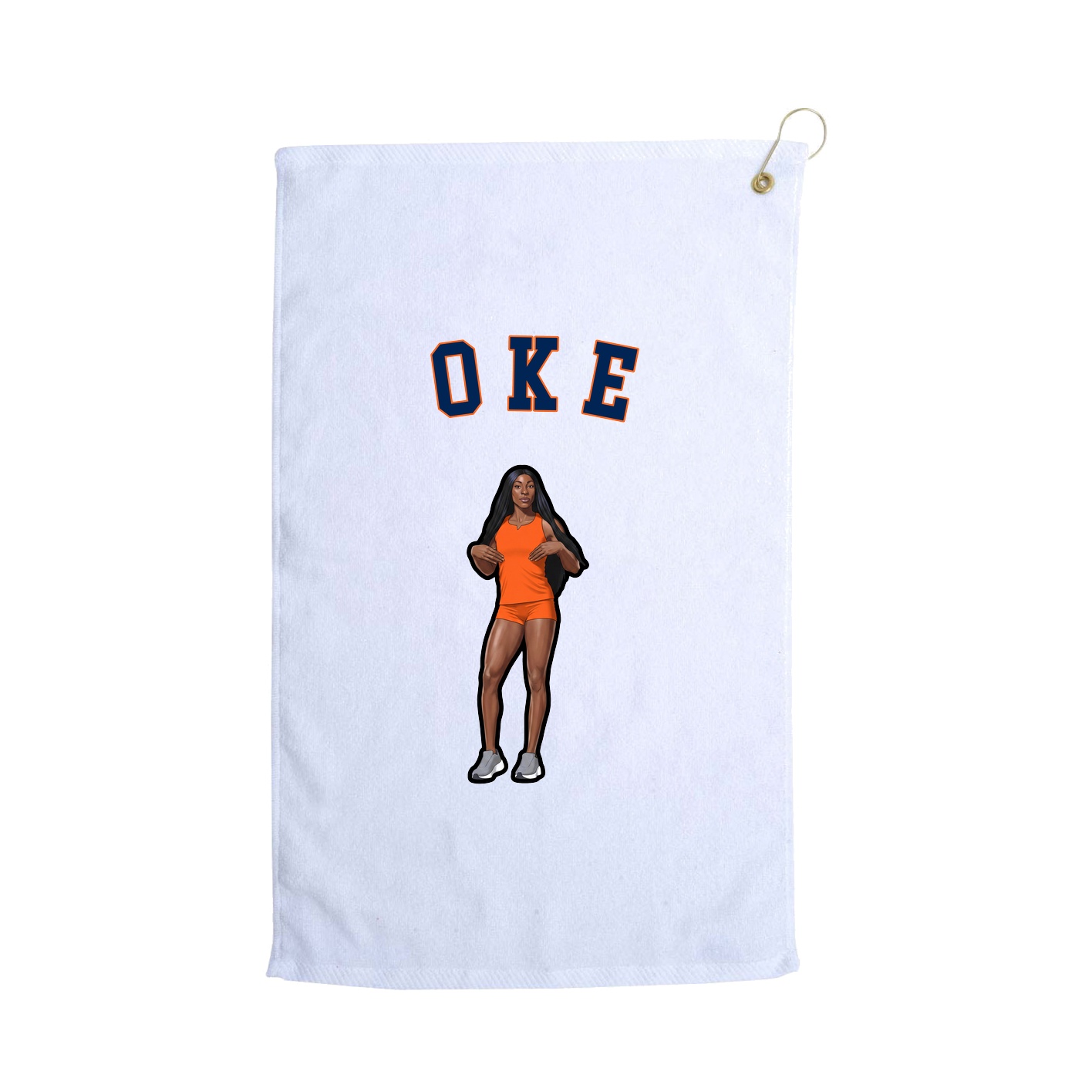 Golf Towel — Shirsey Arch in White