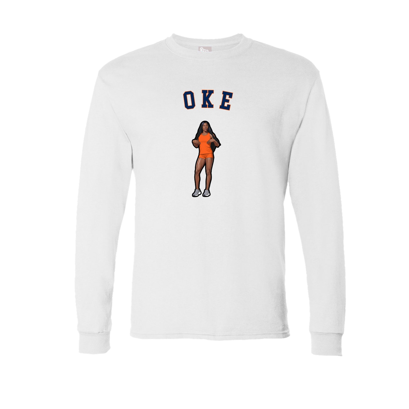 Long Sleeve Tee — Shirsey Arch in White