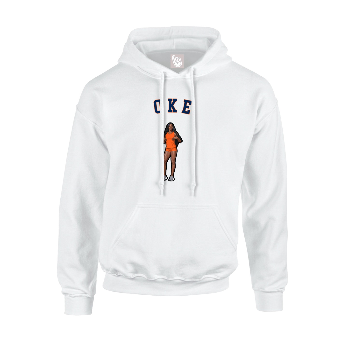 Youth Hoodie — Shirsey Arch in White