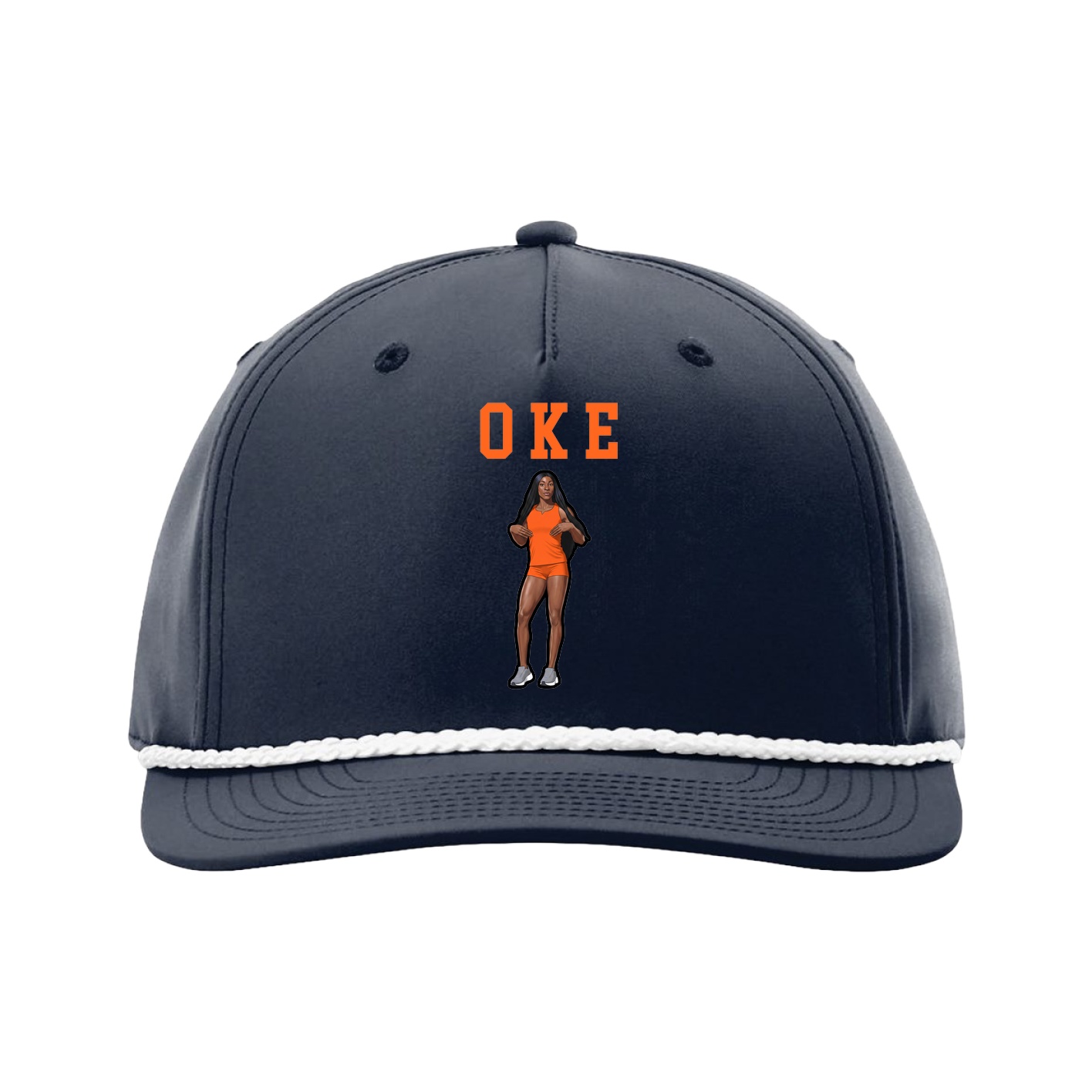 Five-Panel Classic Rope Cap — Shirsey in Navy
