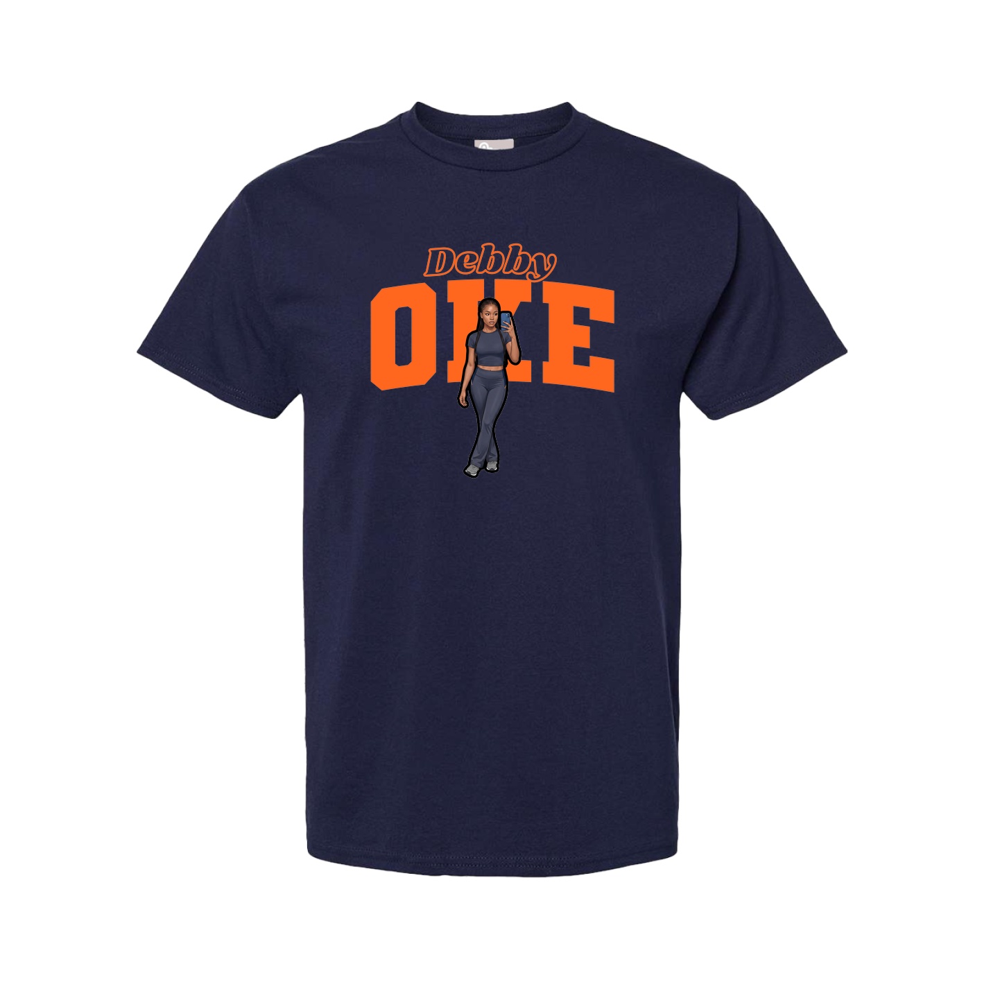 Tee — Name Arch in Navy