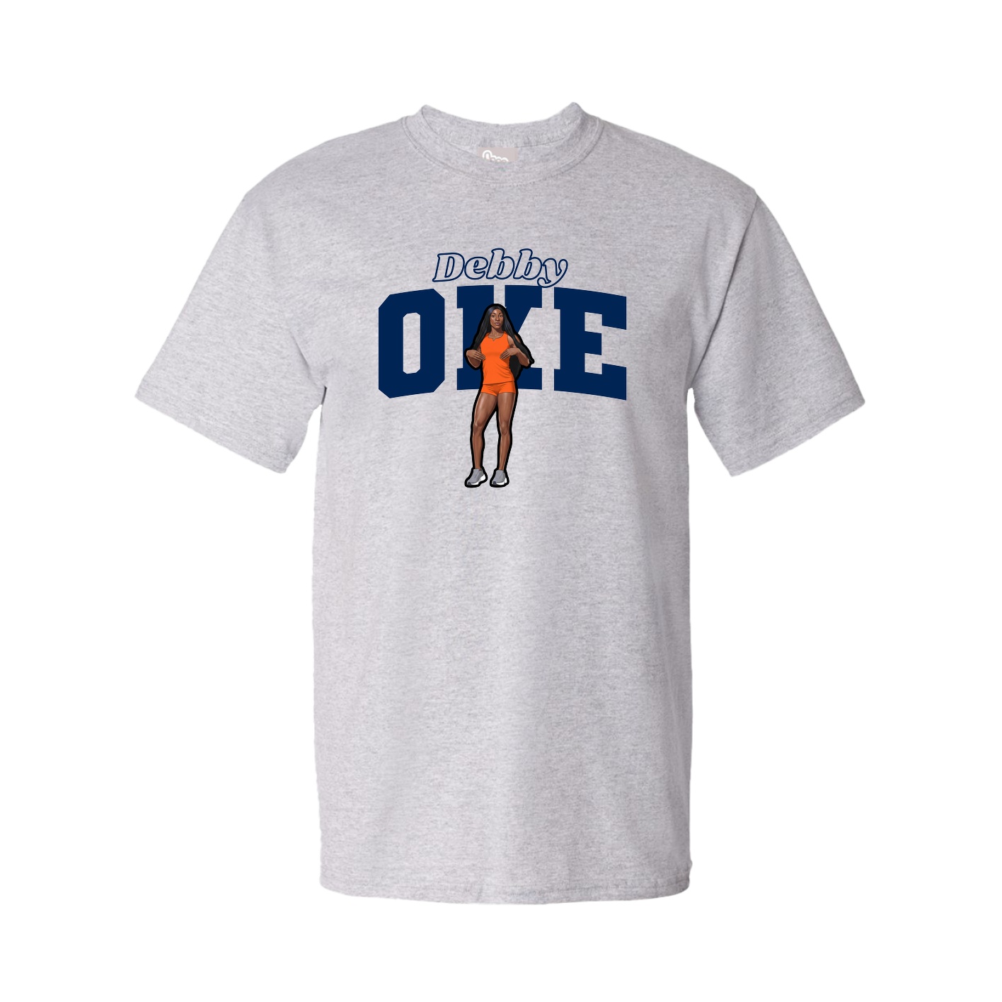 Tee — Name Arch in Grey