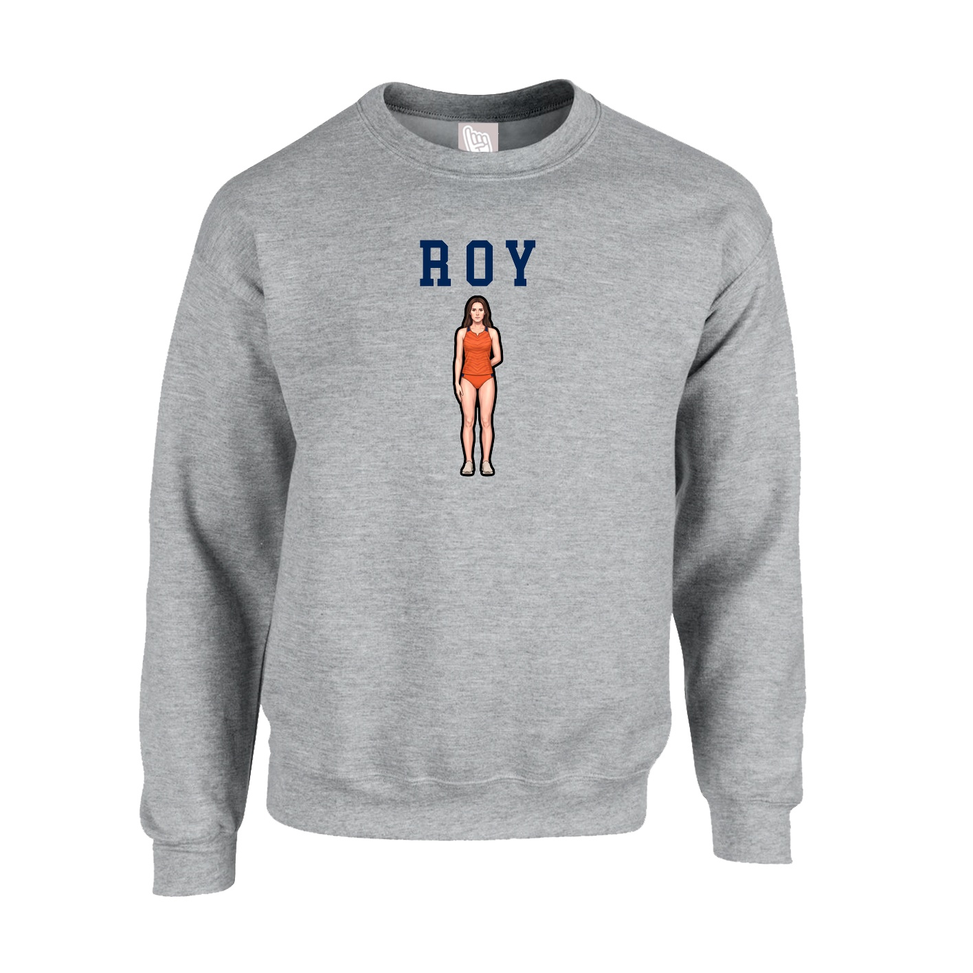 Fleece Crew — Shirsey in Grey