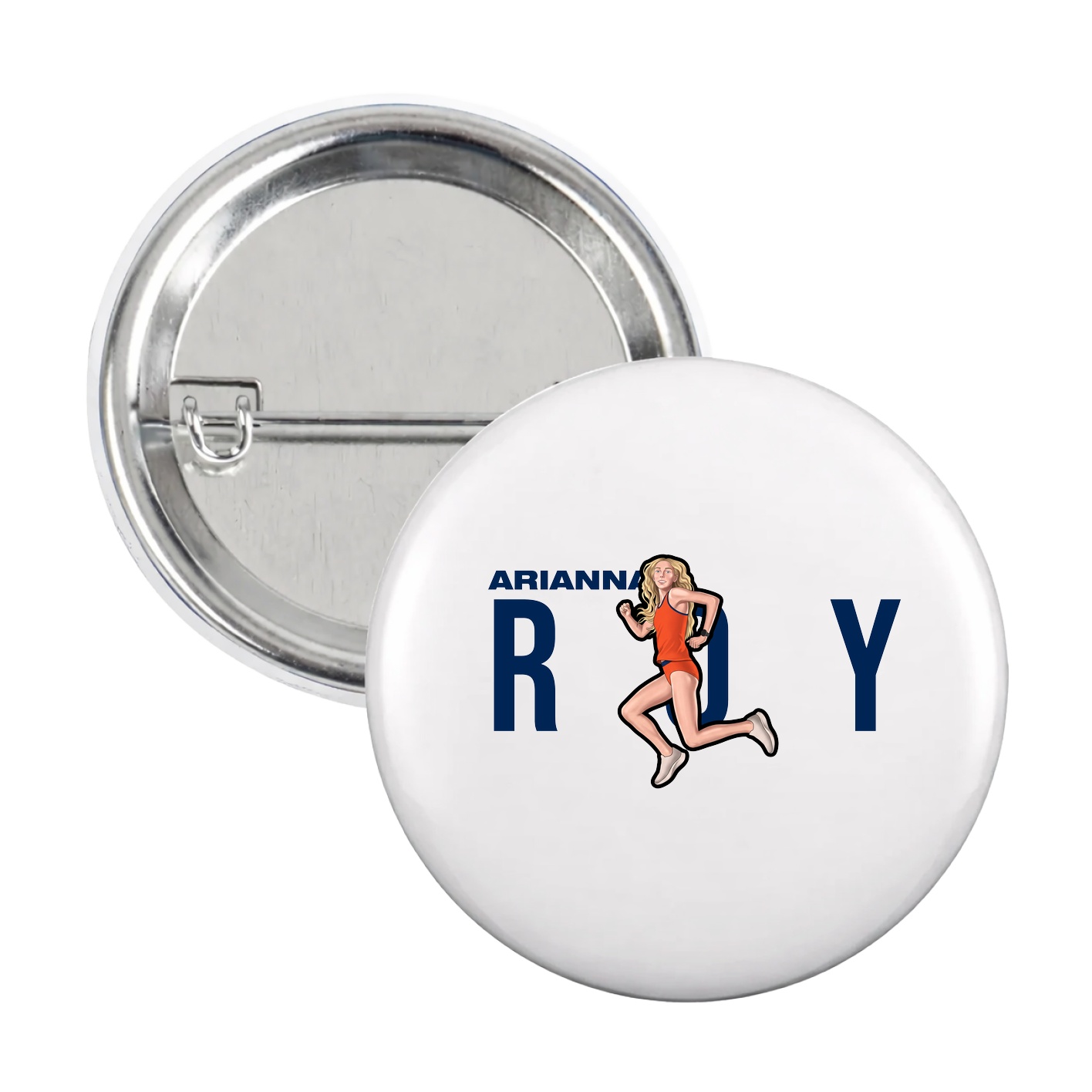 Game Day Button — Player Name in White