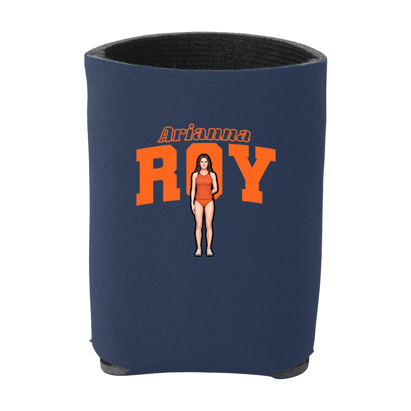Can Holder — Name Arch in Navy