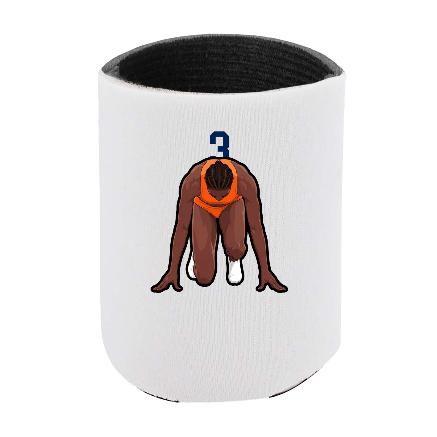 Can Holder — Number Top in White