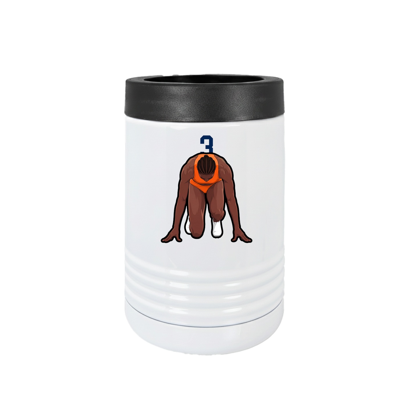 Beverage Holder — Number Top in White
