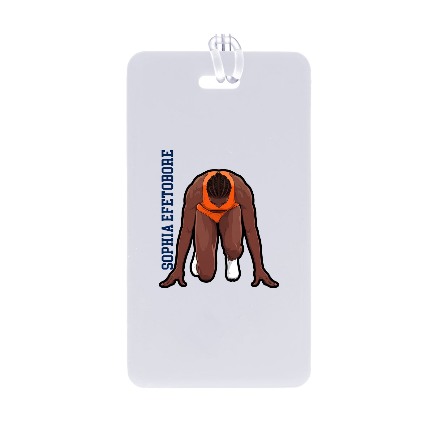 Bag Tag — Name Vertical in Classic