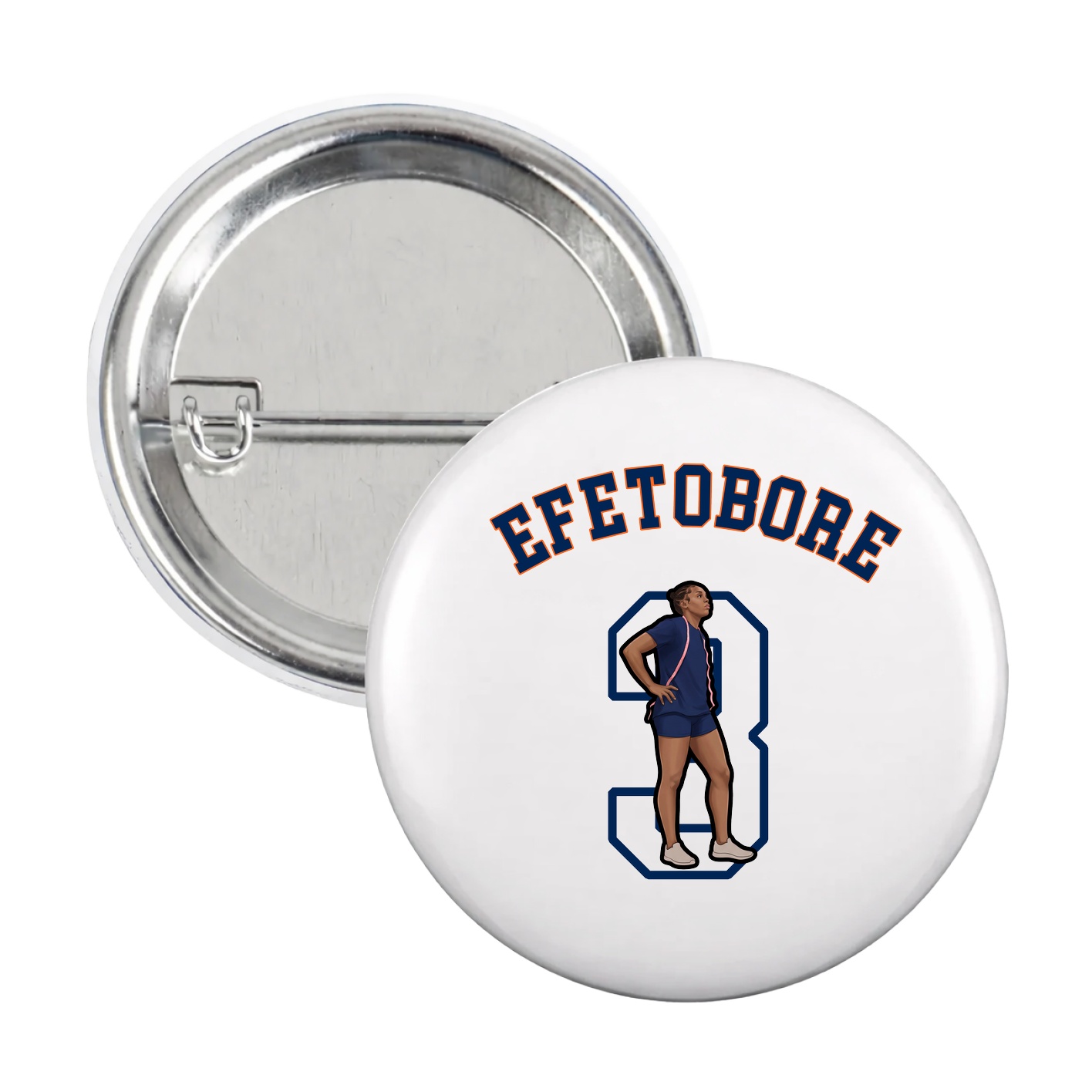 Game Day Button — Shirsey Arch in White