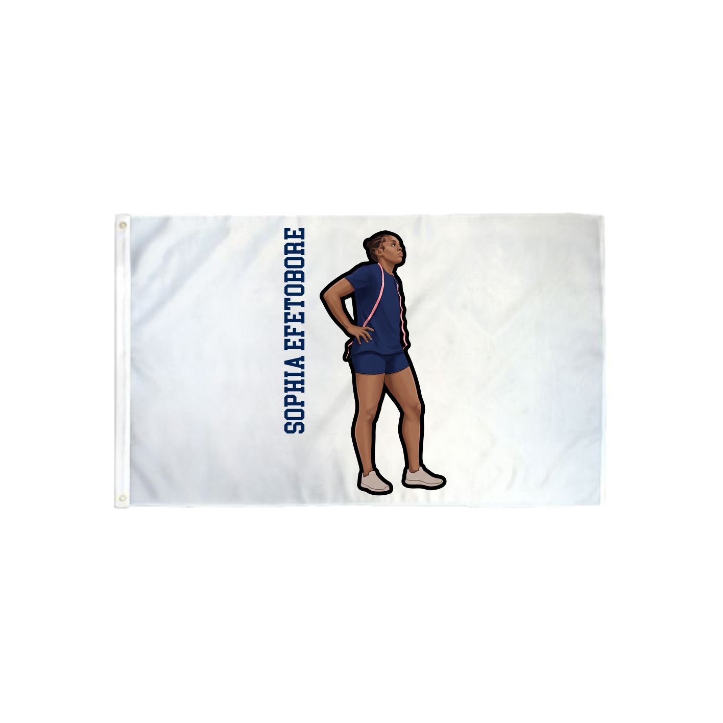 3x5 Flag — Name Vertical in Classic