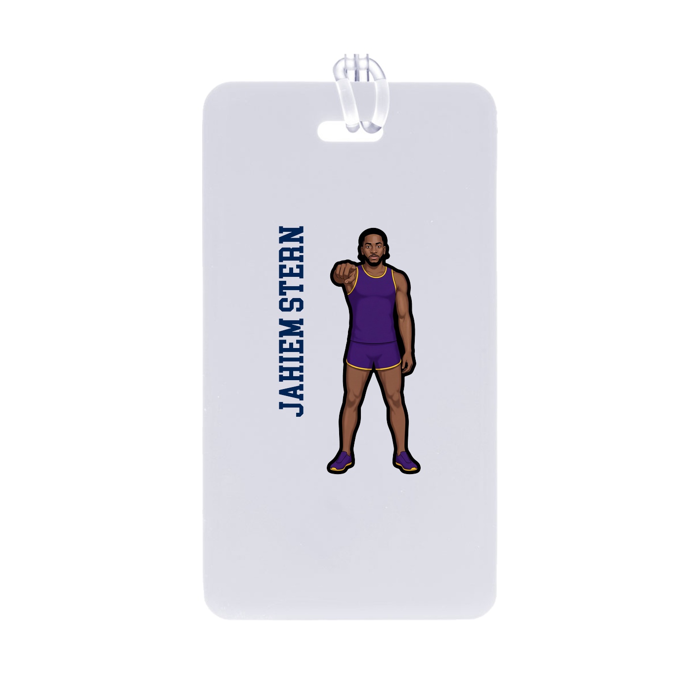 Bag Tag — Name Vertical in Classic