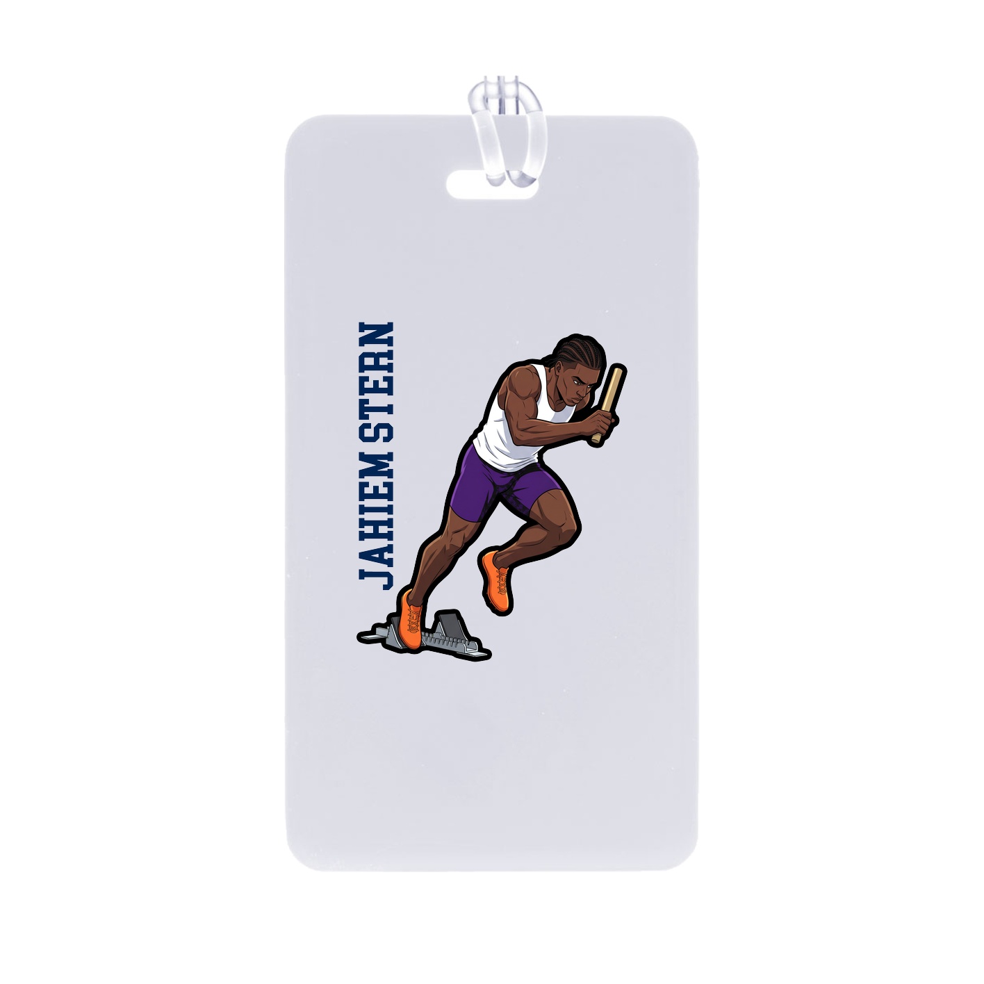 Bag Tag — Name Vertical in Classic