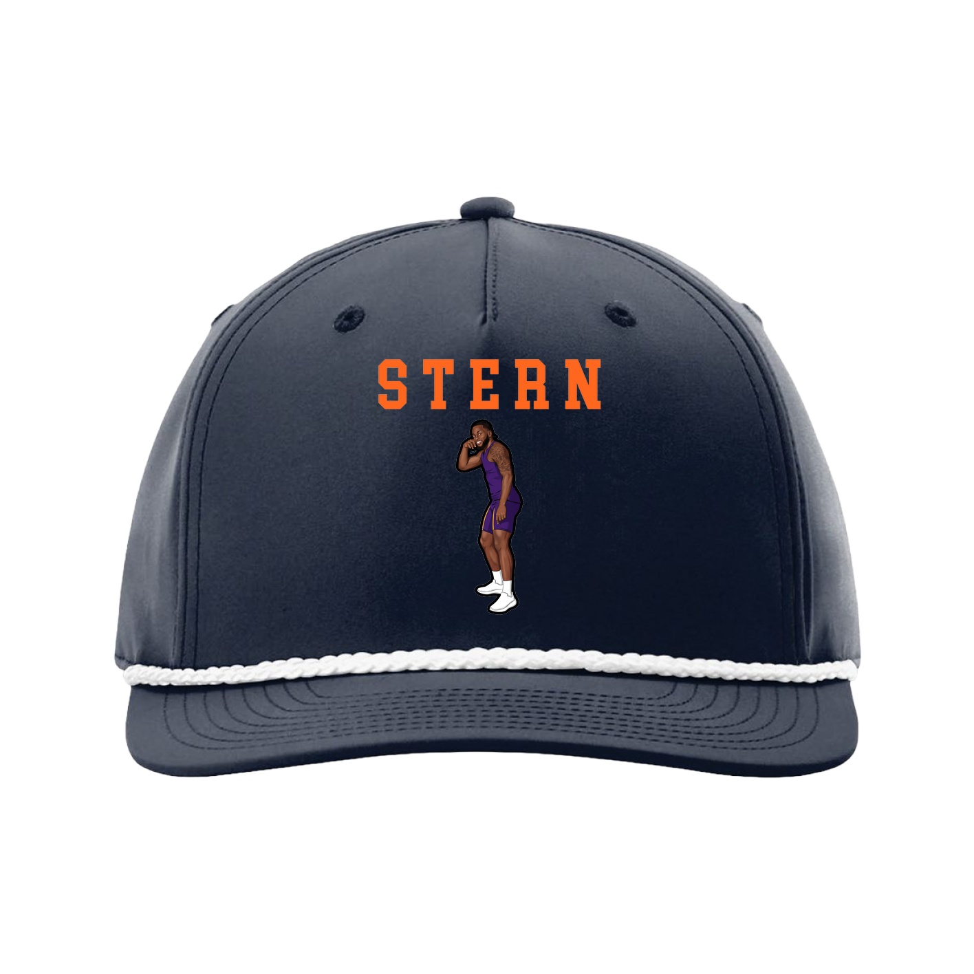 Five-Panel Classic Rope Cap — Shirsey in Navy