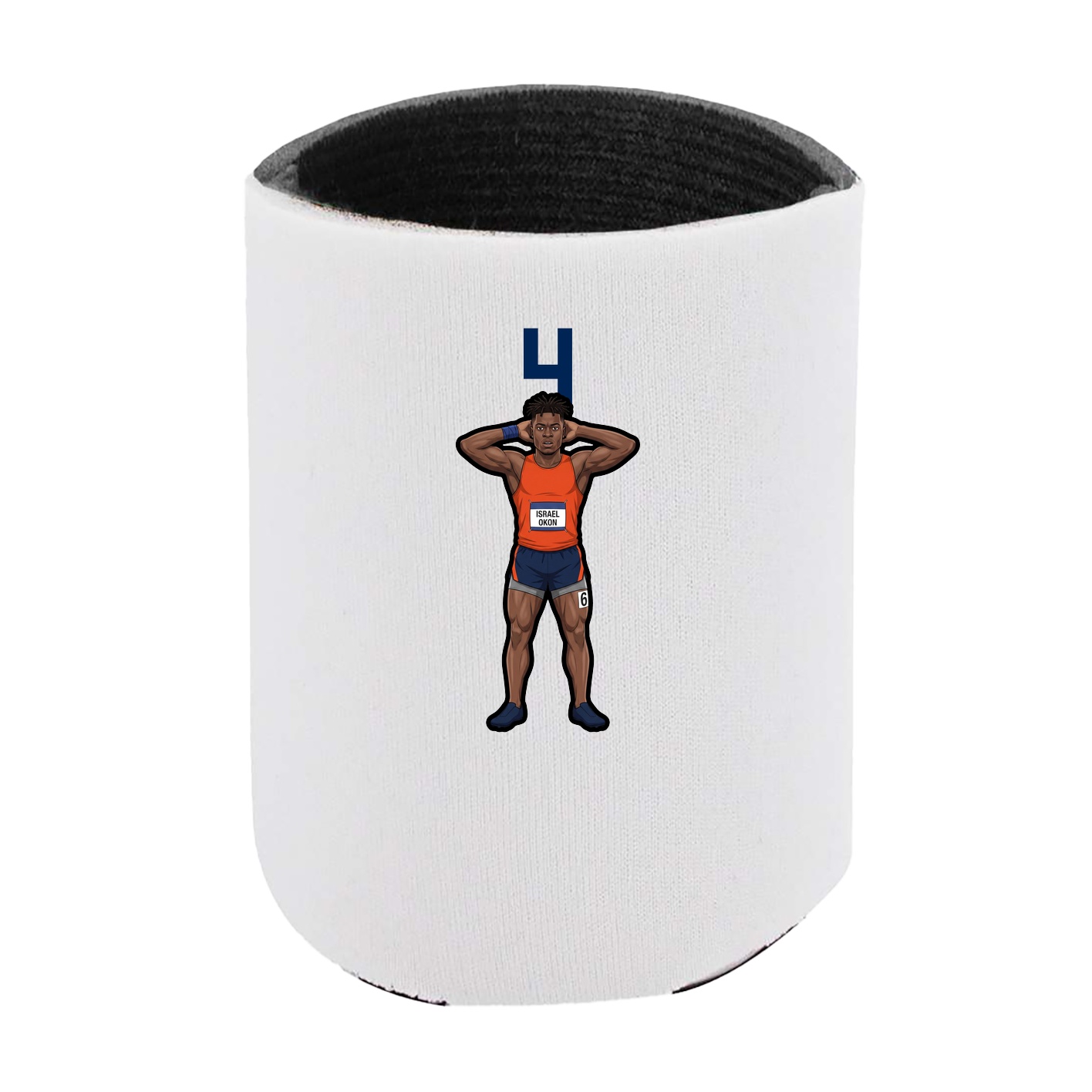 Can Holder — Number Top in White