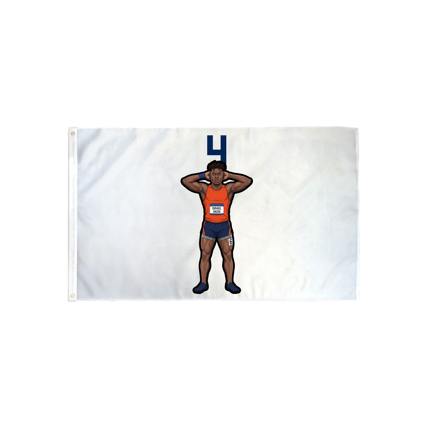 3x5 Flag — Number Top in Classic