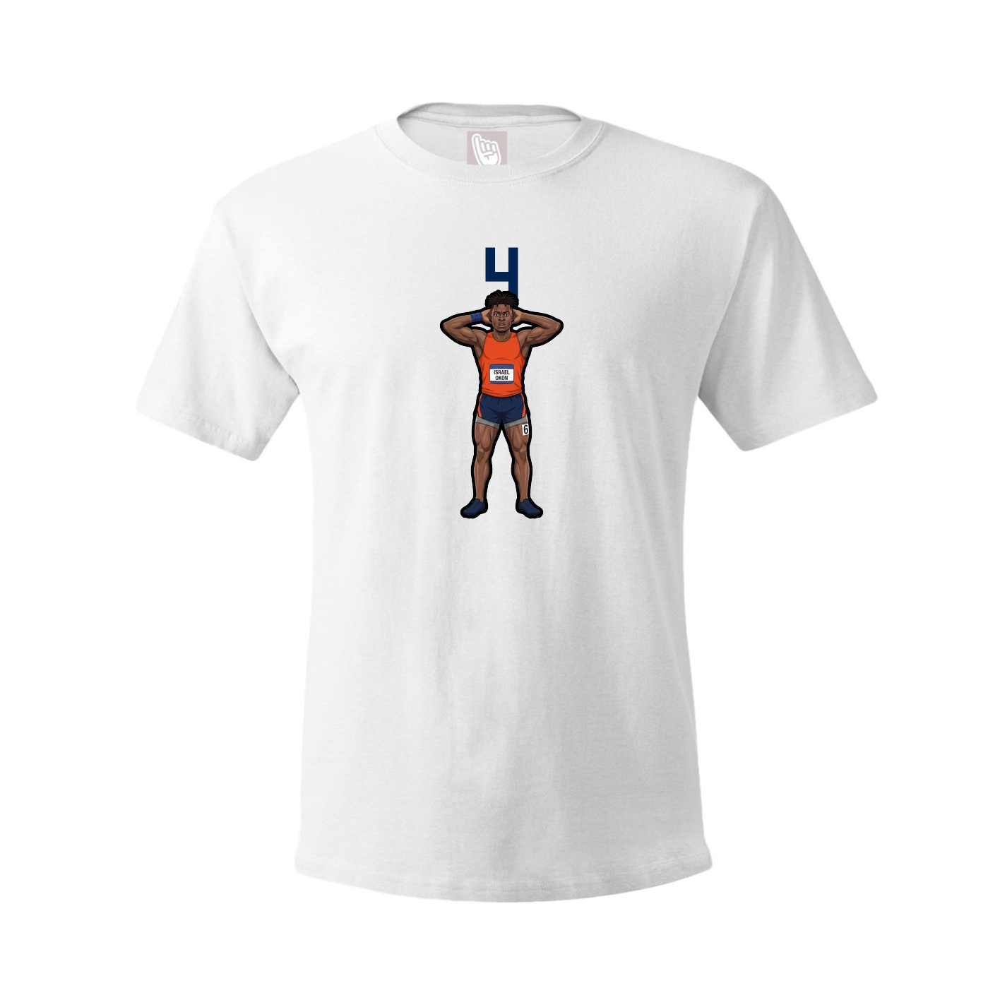 Tee — Number Top in White