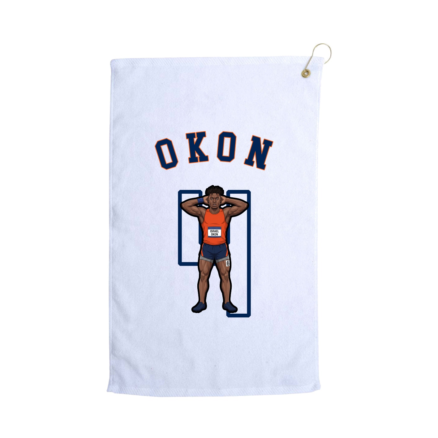 Golf Towel — Shirsey Arch in White