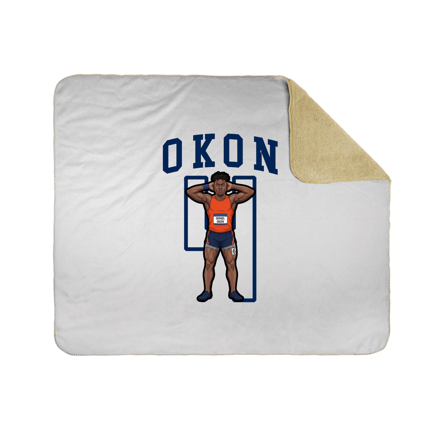50x60 Sherpa Lined Throw Blanket
