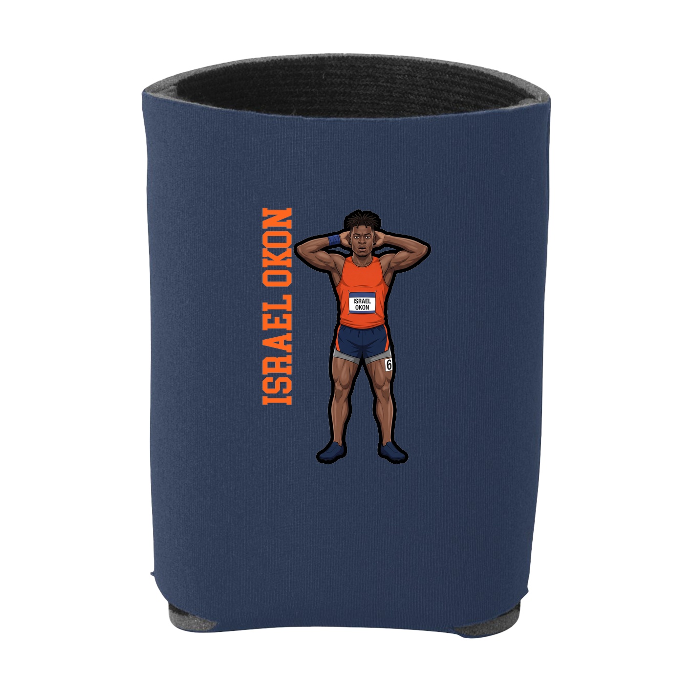 Can Holder — Name Vertical in Navy