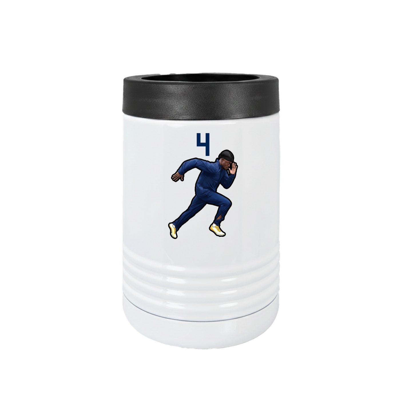 Beverage Holder — Number Top in White
