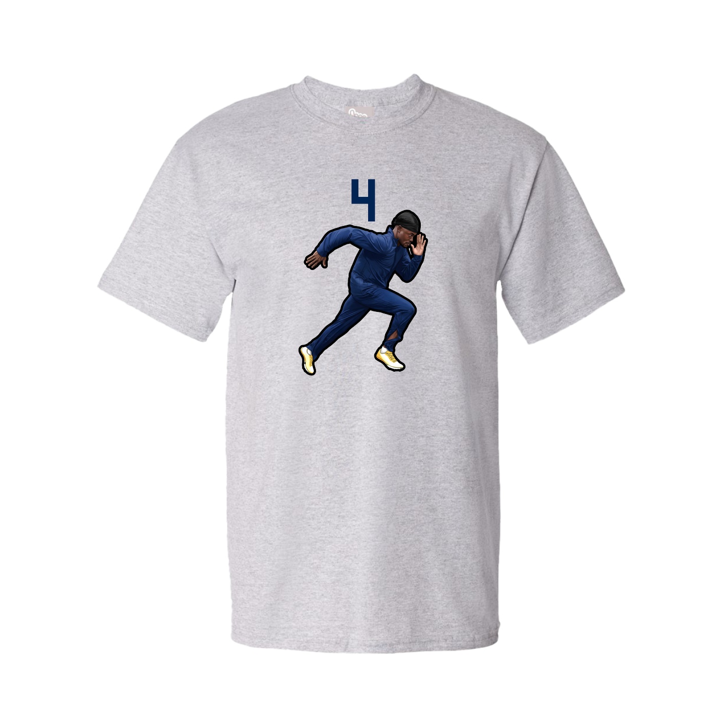 Tee — Number Top in Grey