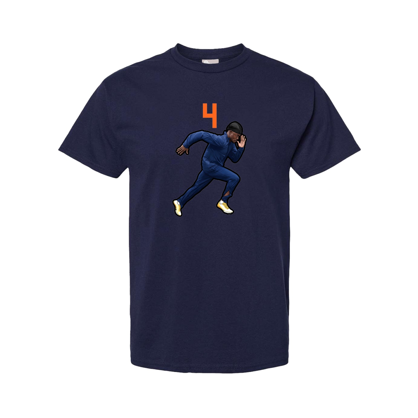 Youth Tee — Number Top in Navy