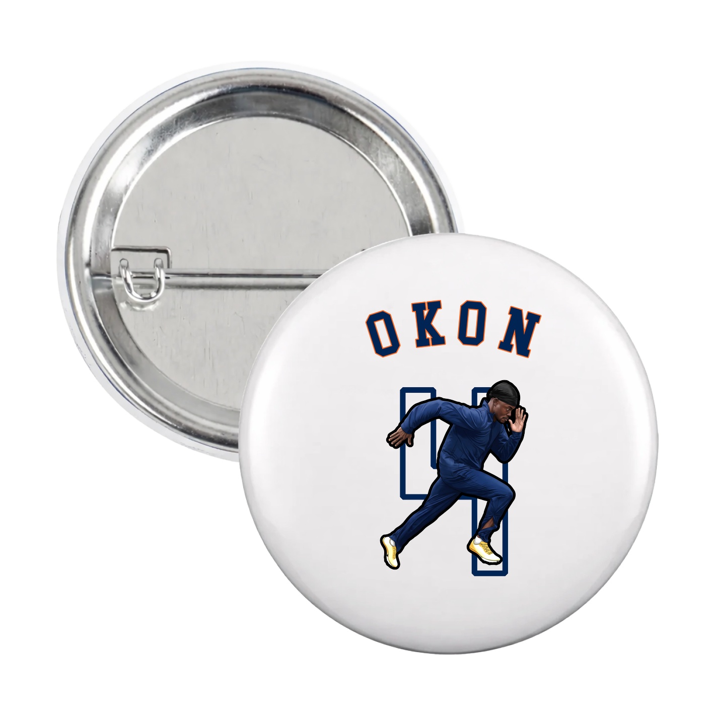 Game Day Button — Shirsey Arch in White