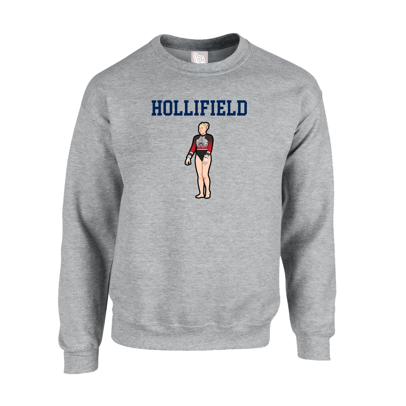 Fleece Crew — Shirsey in Grey