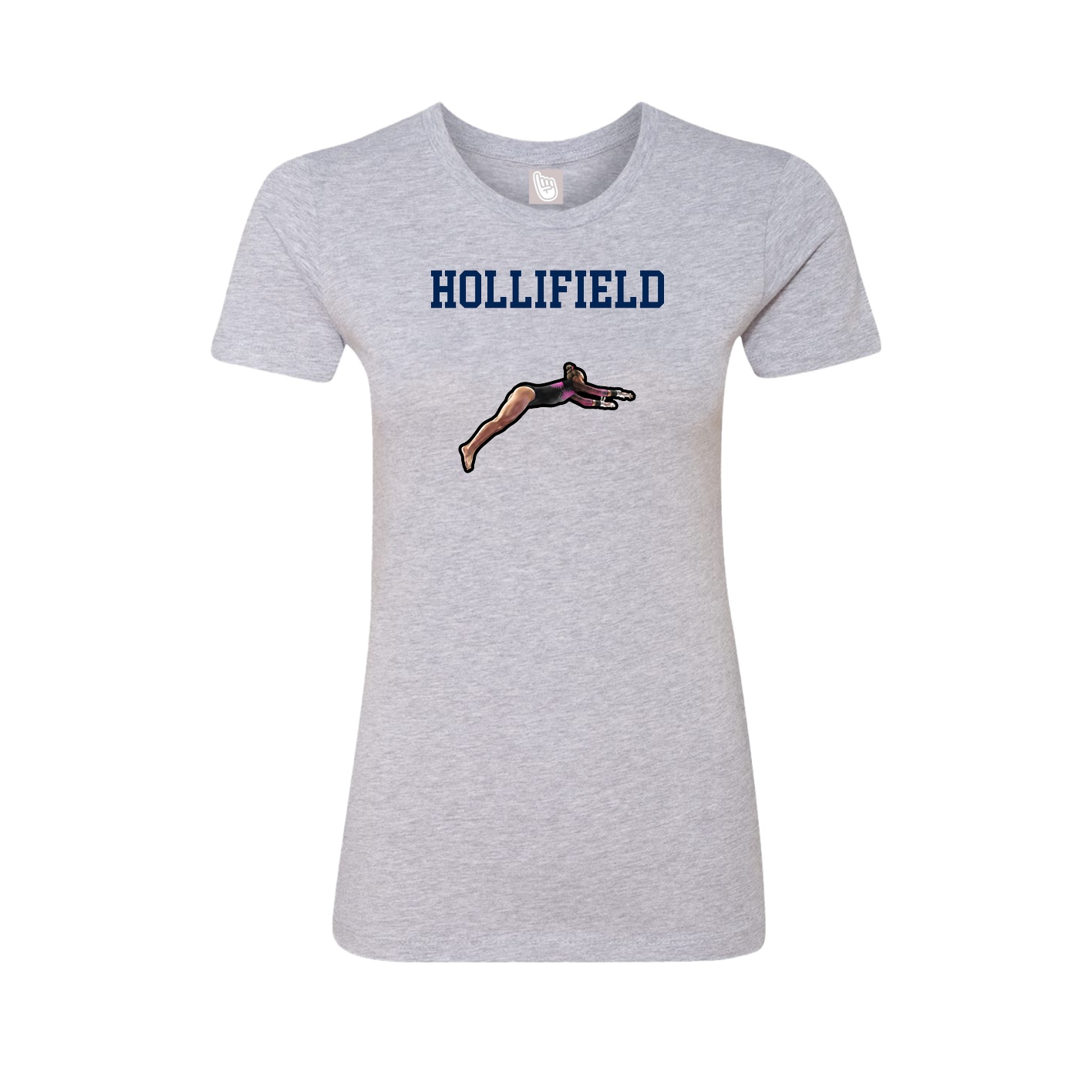 Fitted Women's Tee — Shirsey in Grey
