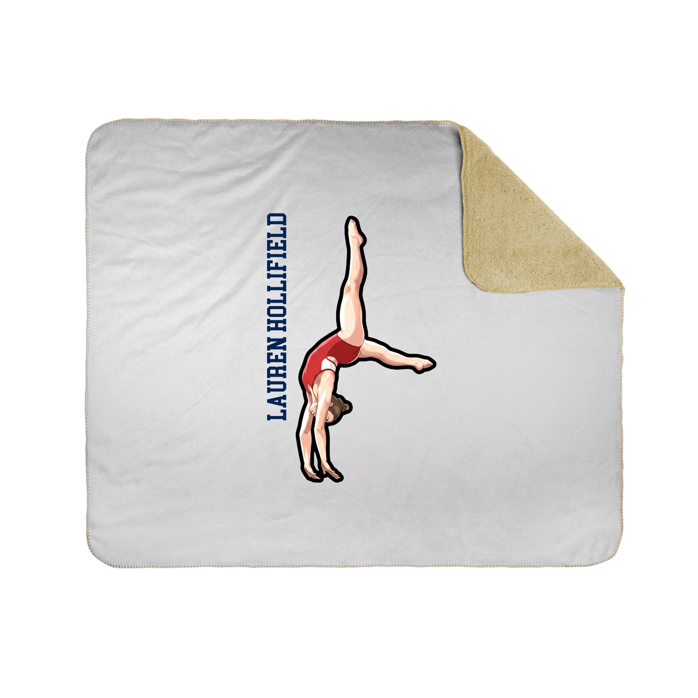 50x60 Sherpa Lined Throw Blanket
