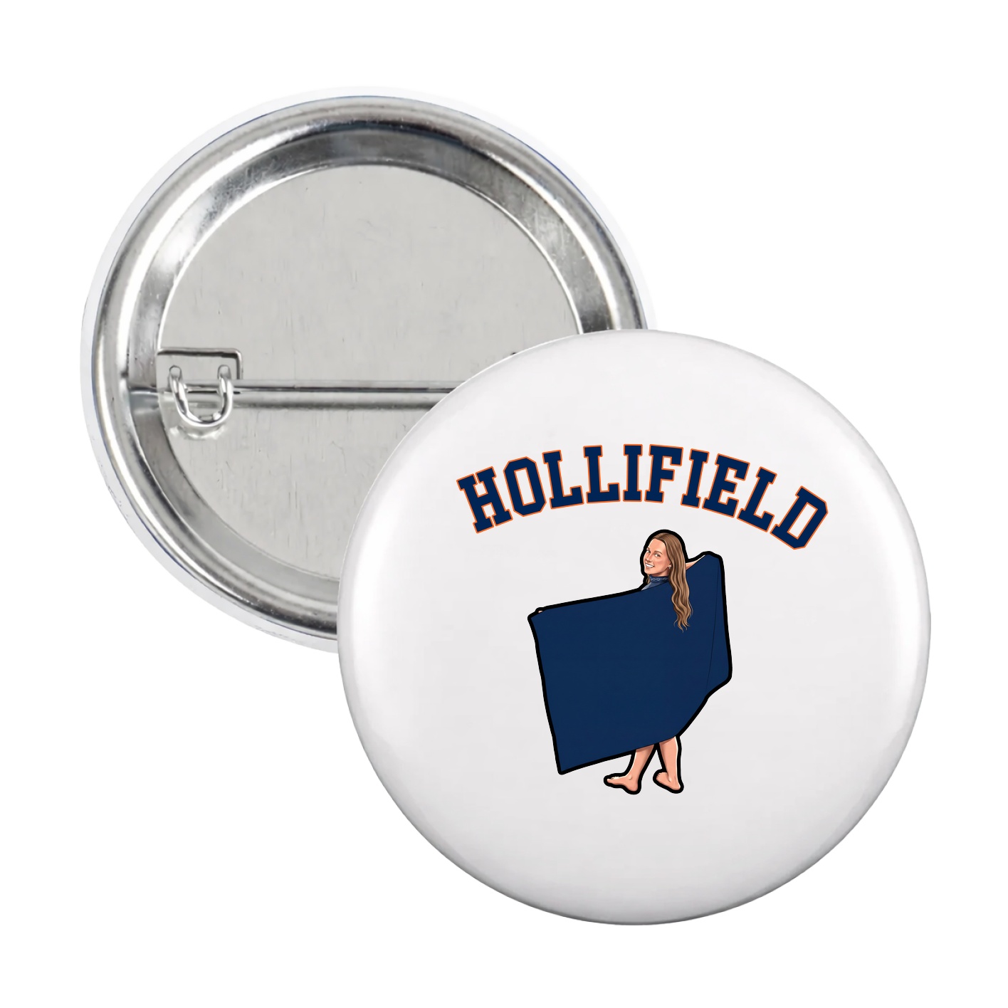 Game Day Button — Shirsey Arch in White