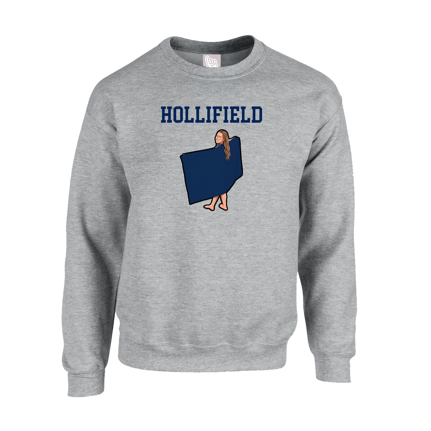 Fleece Crew — Shirsey in Grey