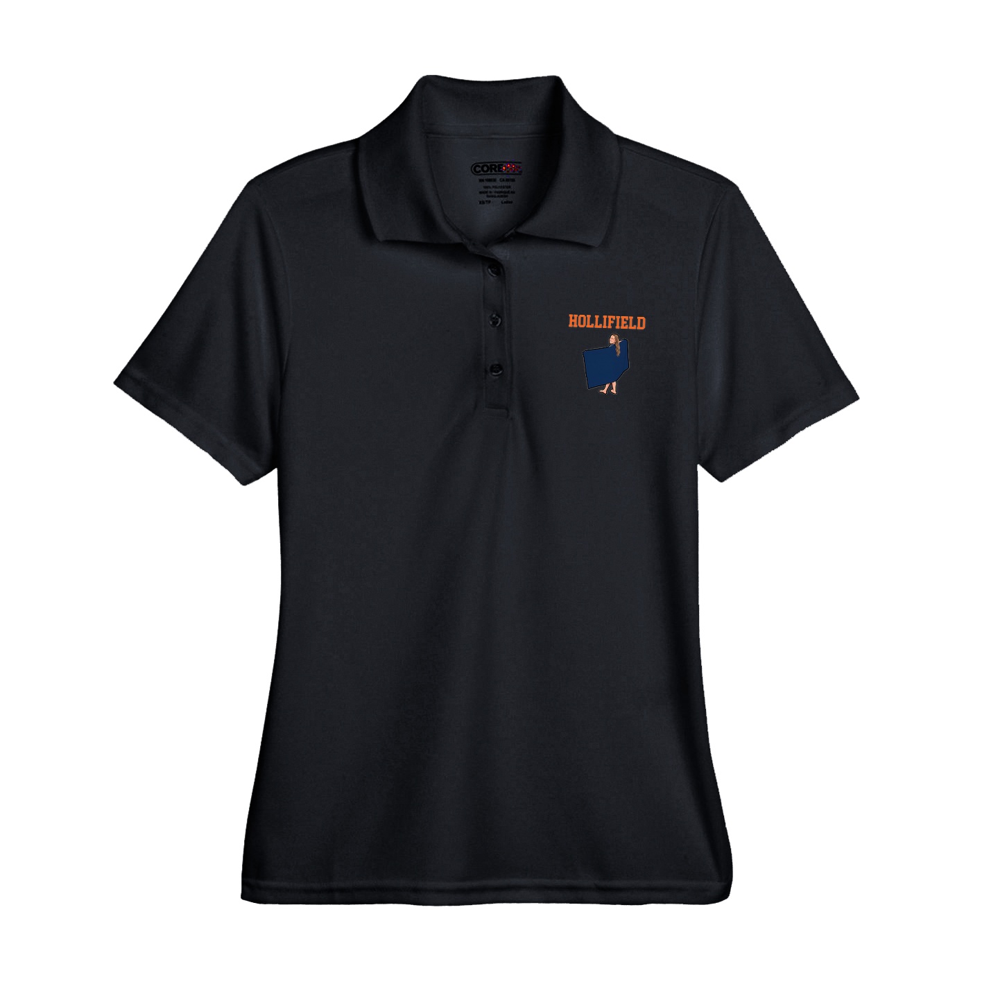 Womens Performance Polo — Shirsey in Black