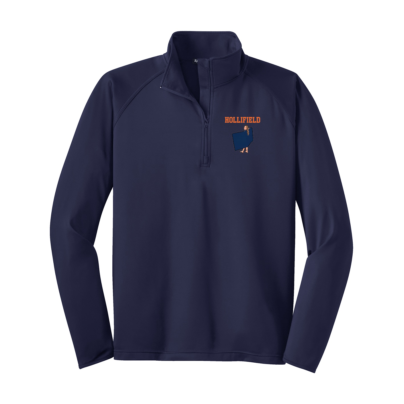 Q-Zip Pullover — Shirsey in Navy