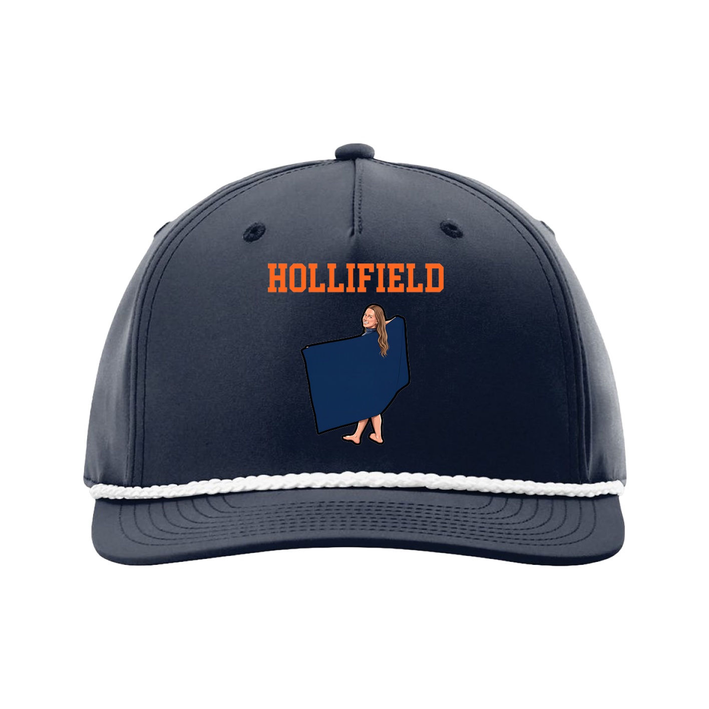 Five-Panel Classic Rope Cap — Shirsey in Navy