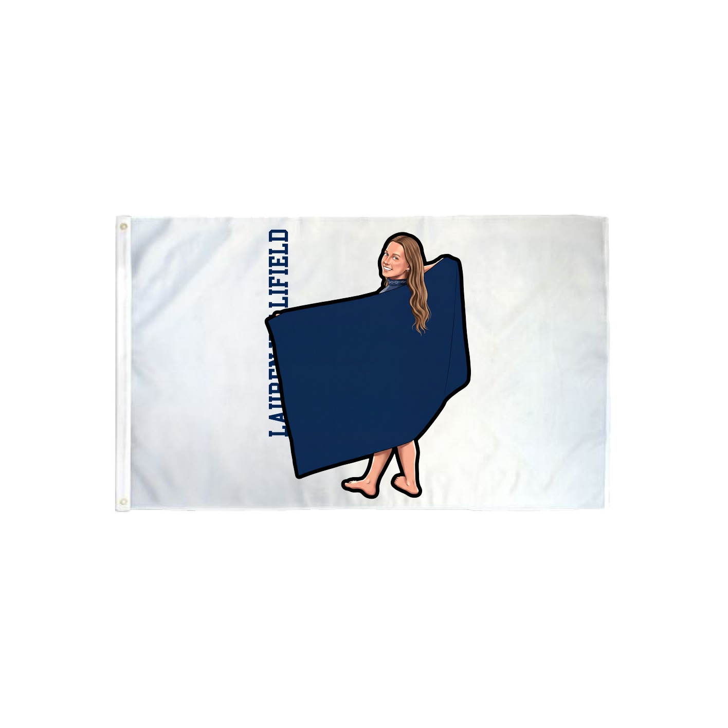 3x5 Flag — Name Vertical in Classic