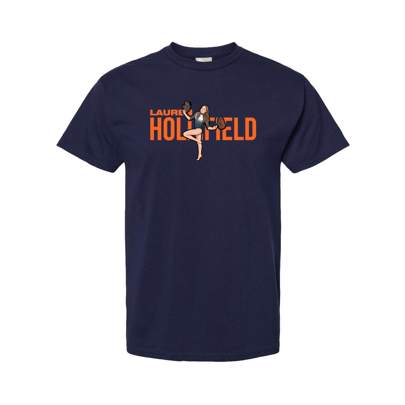 Tee — Player Name in Navy
