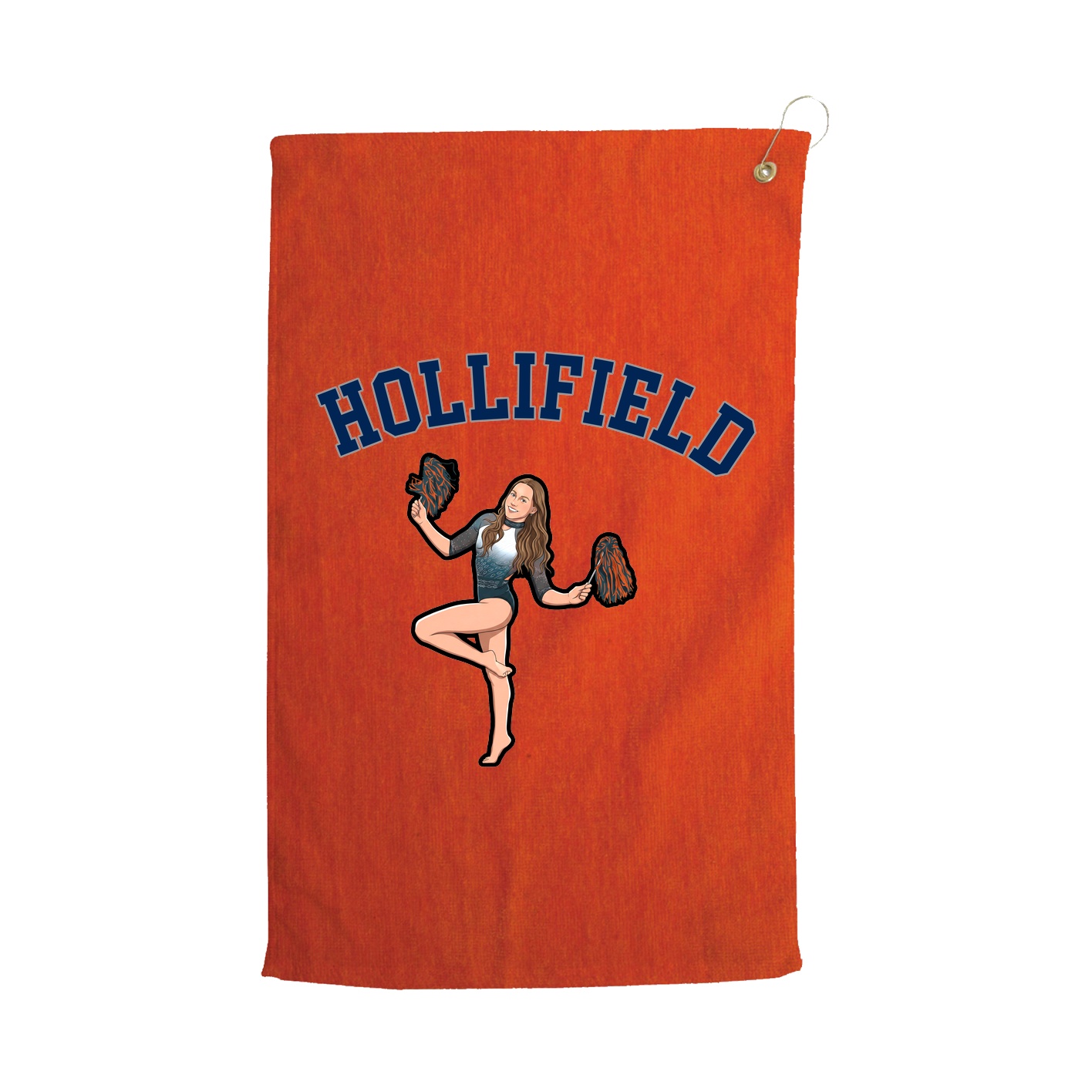 Golf Towel — Shirsey Arch in Orange