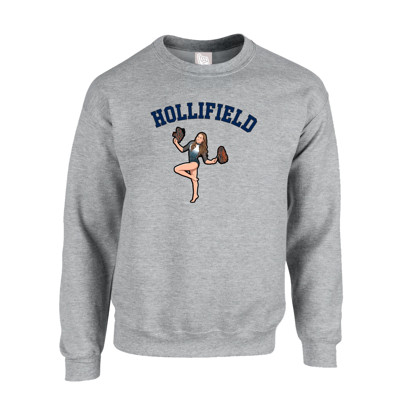 Fleece Crew — Shirsey Arch in Grey